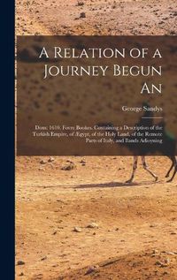 Cover image for A Relation of a Journey Begun An