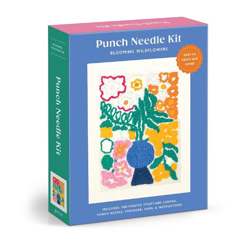 Cover image for Blooming Wildflowers Punch Needle Kit