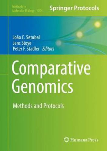 Cover image for Comparative Genomics: Methods and Protocols