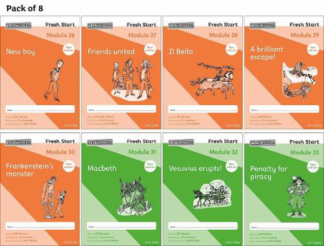 Read Write Inc. Fresh Start: 2024 Modules 26-33 - Pack of 8