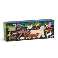 Cover image for Dog Walk 1000 Piece Panoramic Puzzle