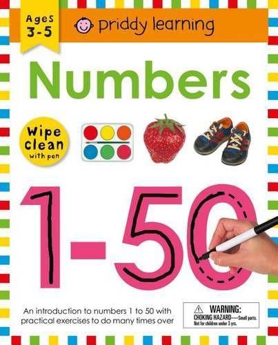 Cover image for Wipe Clean Workbook: Numbers 1-50: Ages 3-5; Wipe-Clean with Pen