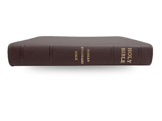 Cover image for Holy Bible, Berean Standard Bible - Genuine Leather - Tosca Cowhide Merlot