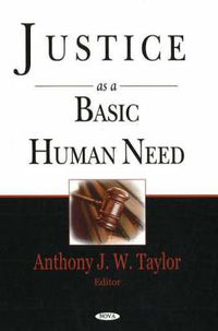 Cover image for Justice as a Basic Human Need