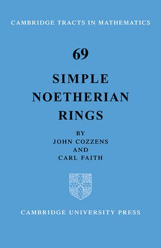 Cover image for Simple Noetherian Rings