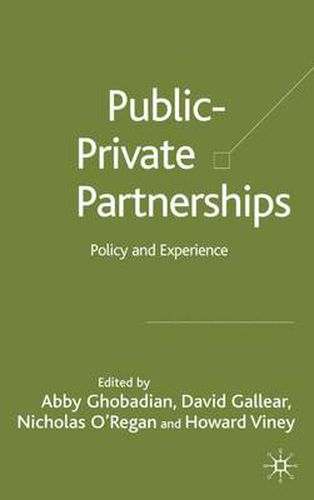 Cover image for Private-Public Partnerships: Policy and Experience