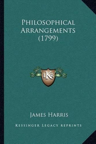 Cover image for Philosophical Arrangements (1799)