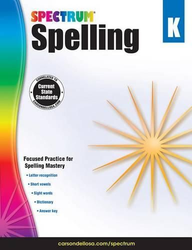 Cover image for Spectrum Spelling, Grade K