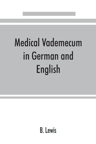 Cover image for Medical vademecum in German and English