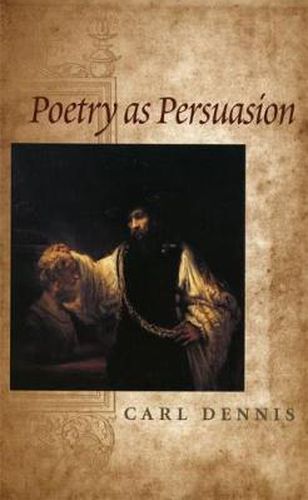 Cover image for Poetry as Persuasion