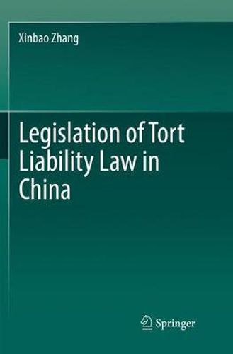 Cover image for Legislation of Tort Liability Law in China
