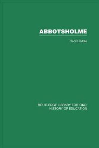 Cover image for Abbotsholme: 1889-1899