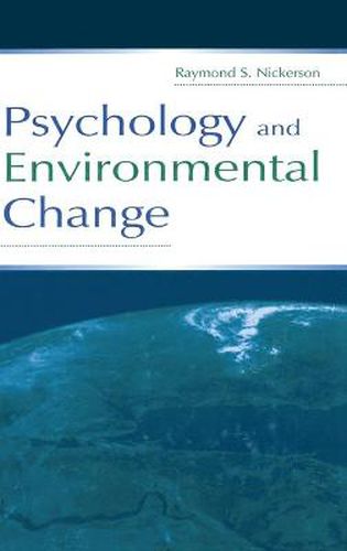 Cover image for Psychology and Environmental Change