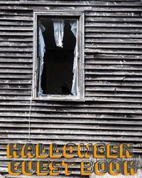 Cover image for omg Scary halloween themed Haunted House guest book