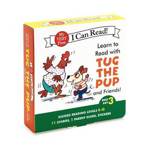 Cover image for Learn to Read with Tug the Pup and Friends! Box Set 3: Levels Included: E-G