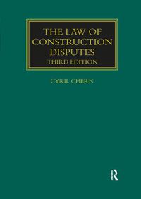 Cover image for The Law of Construction Disputes