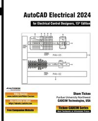 Cover image for AutoCAD Electrical 2024 for Electrical Control Designers, 15th Edition