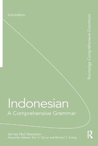 Indonesian: A Comprehensive Grammar: A Comprehensive Grammar