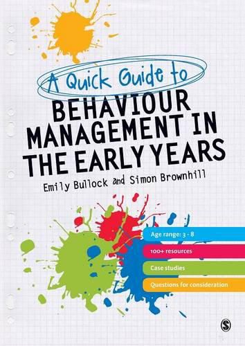 Cover image for A Quick Guide to Behaviour Management in the Early Years