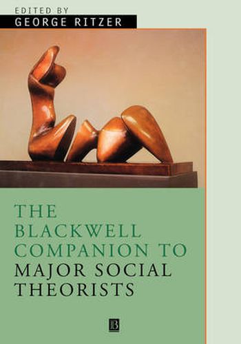 Cover image for The Blackwell Companion to Major Classical Social Theorists