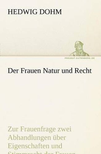 Cover image for Der Frauen Natur und Recht