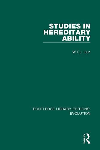 Cover image for Studies in Hereditary Ability