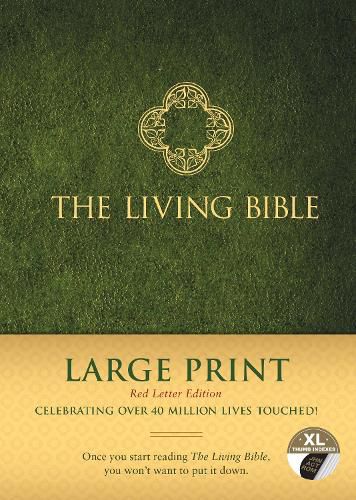 Cover image for Living Bible Large Print Red Letter Edition, Indexed
