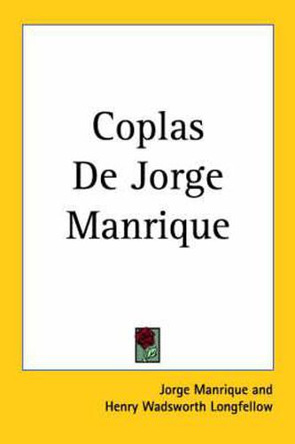 Coplas De Jorge Manrique