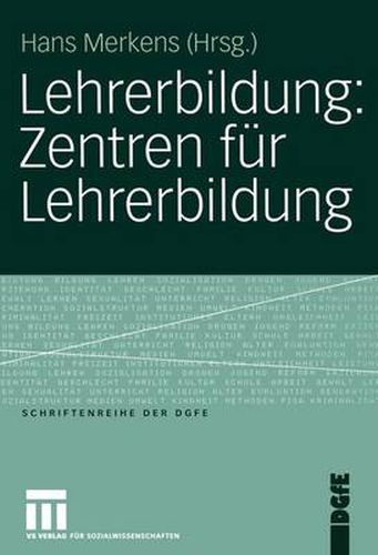 Cover image for Lehrerbildung: Zentren fur Lehrerbildung