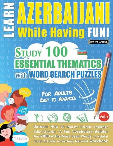 Cover image for Learn Azerbaijani While Having Fun! - For Adults