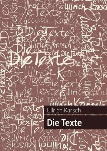 Cover image for Die Texte