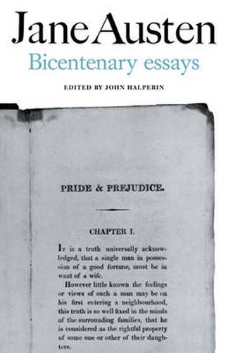 Jane Austen: Bicentenary Essays