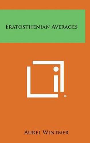 Cover image for Eratosthenian Averages