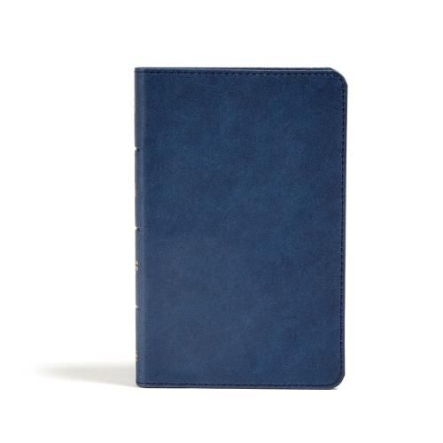 Cover image for CSB Personal Size Bible, Navy LeatherTouch