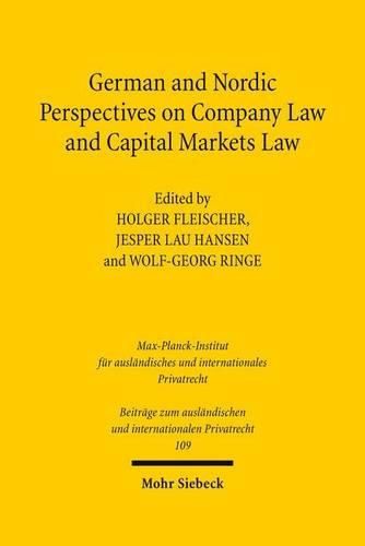 Cover image for German and Nordic Perspectives on Company Law and Capital Markets Law