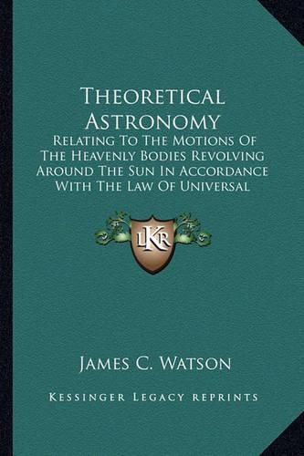 Cover image for Theoretical Astronomy
