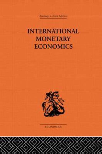 Cover image for International Monetary Economics
