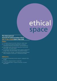 Cover image for Ethical Space Vol.17 Issue 2
