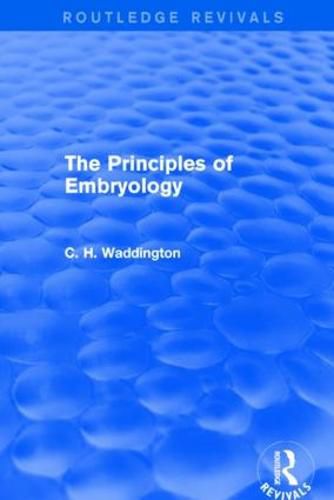 Cover image for The Principles of Embryology