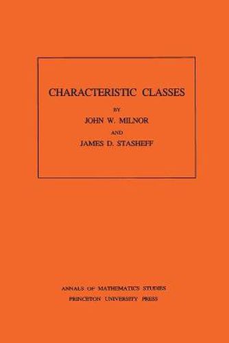 Cover image for Characteristic Classes