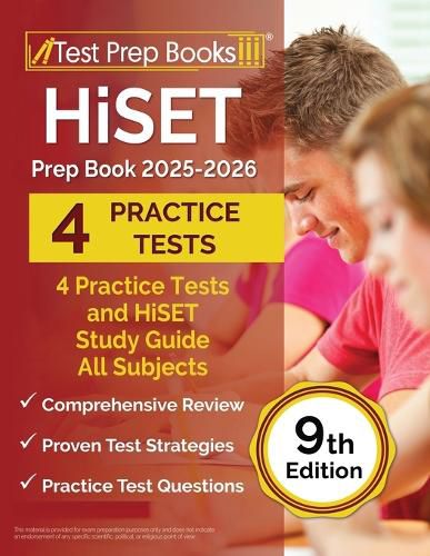 Cover image for HiSET Prep Book 2025-2026