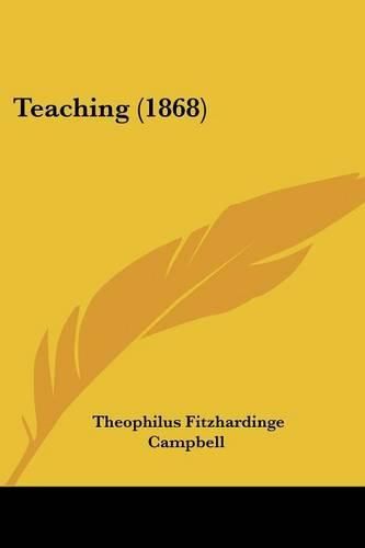 Cover image for Teaching (1868)