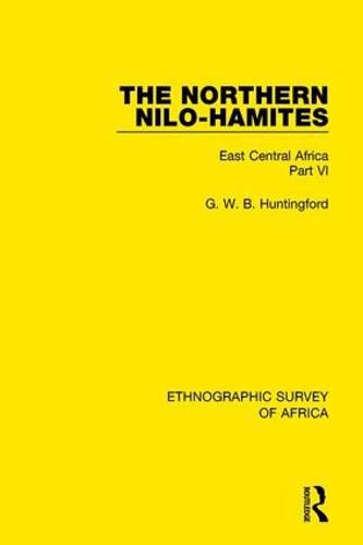 Cover image for The Northern Nilo-Hamites: East Central Africa Part VI