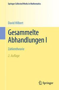 Cover image for Gesammelte Abhandlungen I: Zahlentheorie