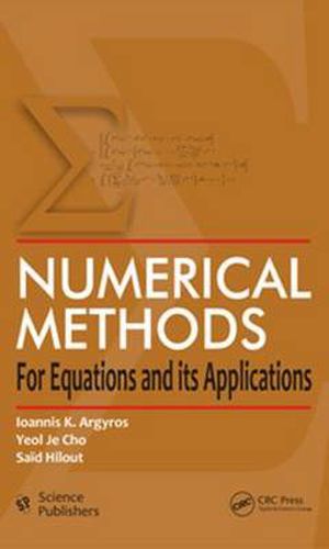 Cover image for Numerical Methods for Equations and its Applications