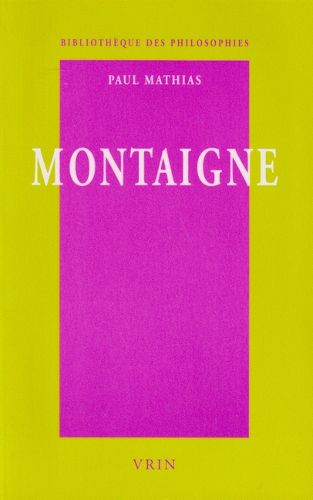 Cover image for Montaigne: L'Usage Du Monde