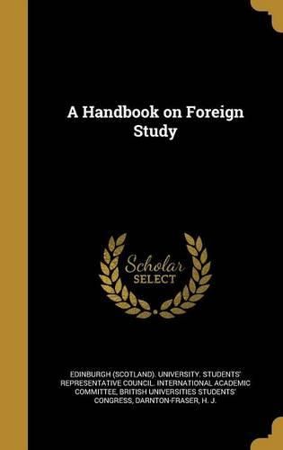 Cover image for A Handbook on Foreign Study