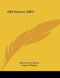 Cover image for Old Grimes (1867)