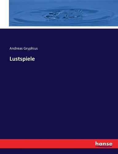 Cover image for Lustspiele