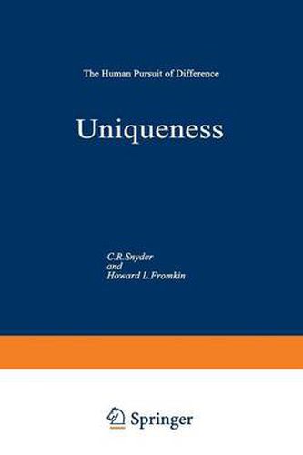 Uniqueness: The Human Pursuit of Difference